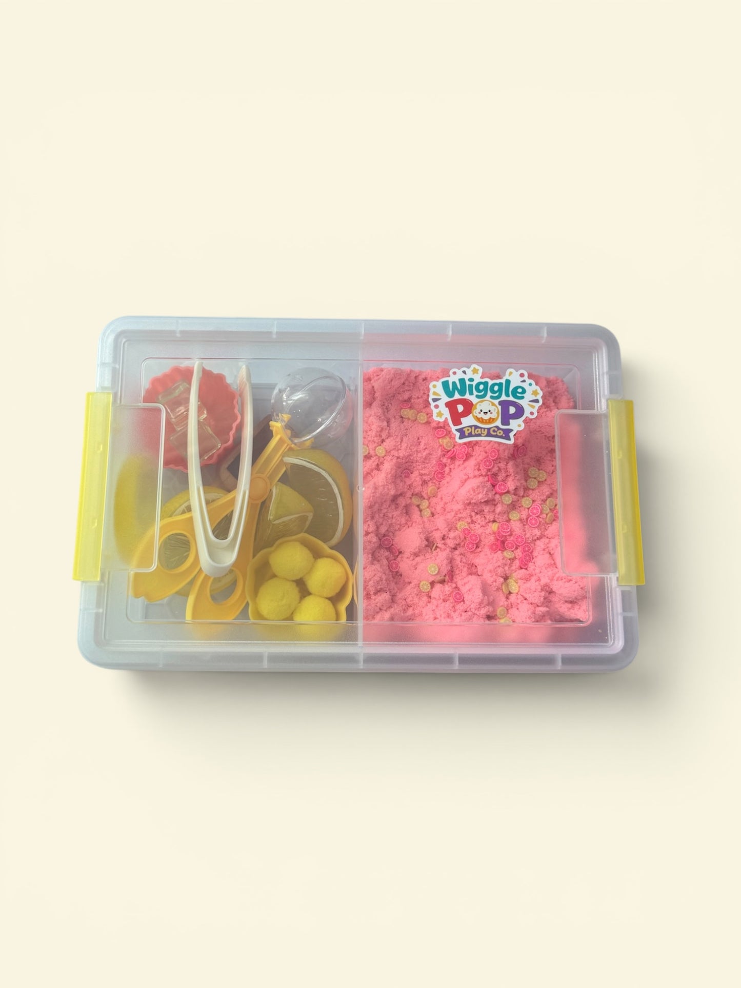 Lemonade grab and play sensory kit