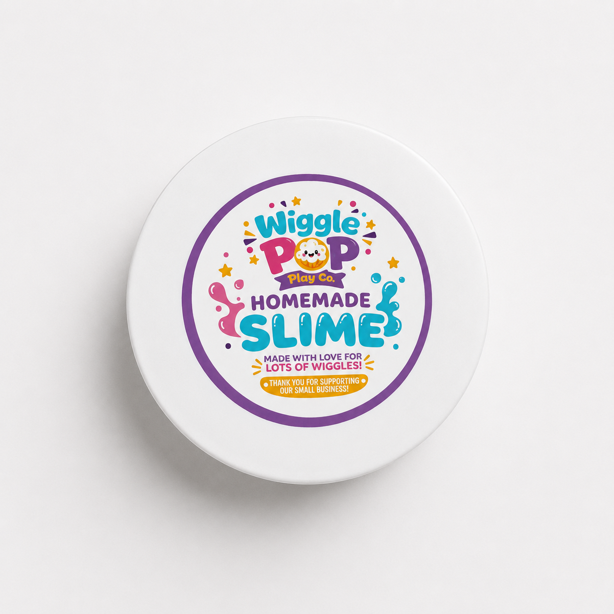 Construction Slime Sensory Jar