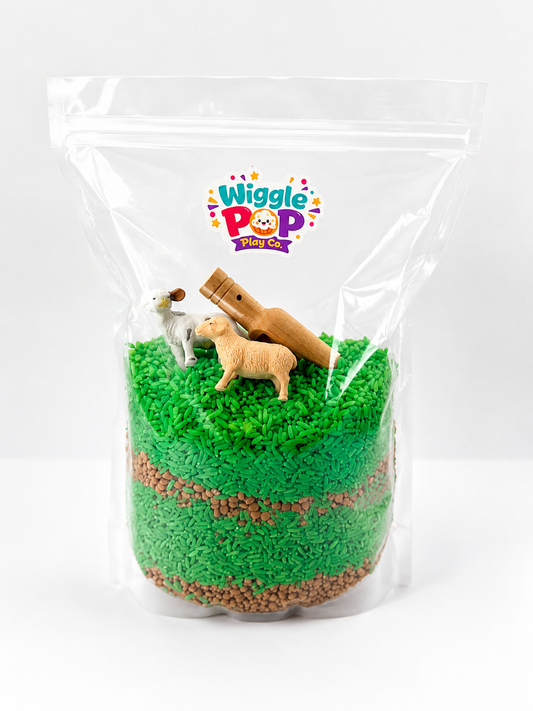 Day on the Farm Dump & Play Sensory Bag