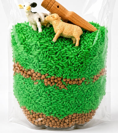 Day on the Farm Dump & Play Sensory Bag
