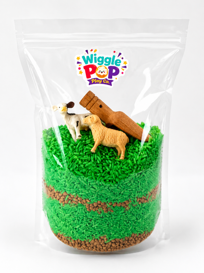 Day on the Farm Dump & Play Sensory Bag