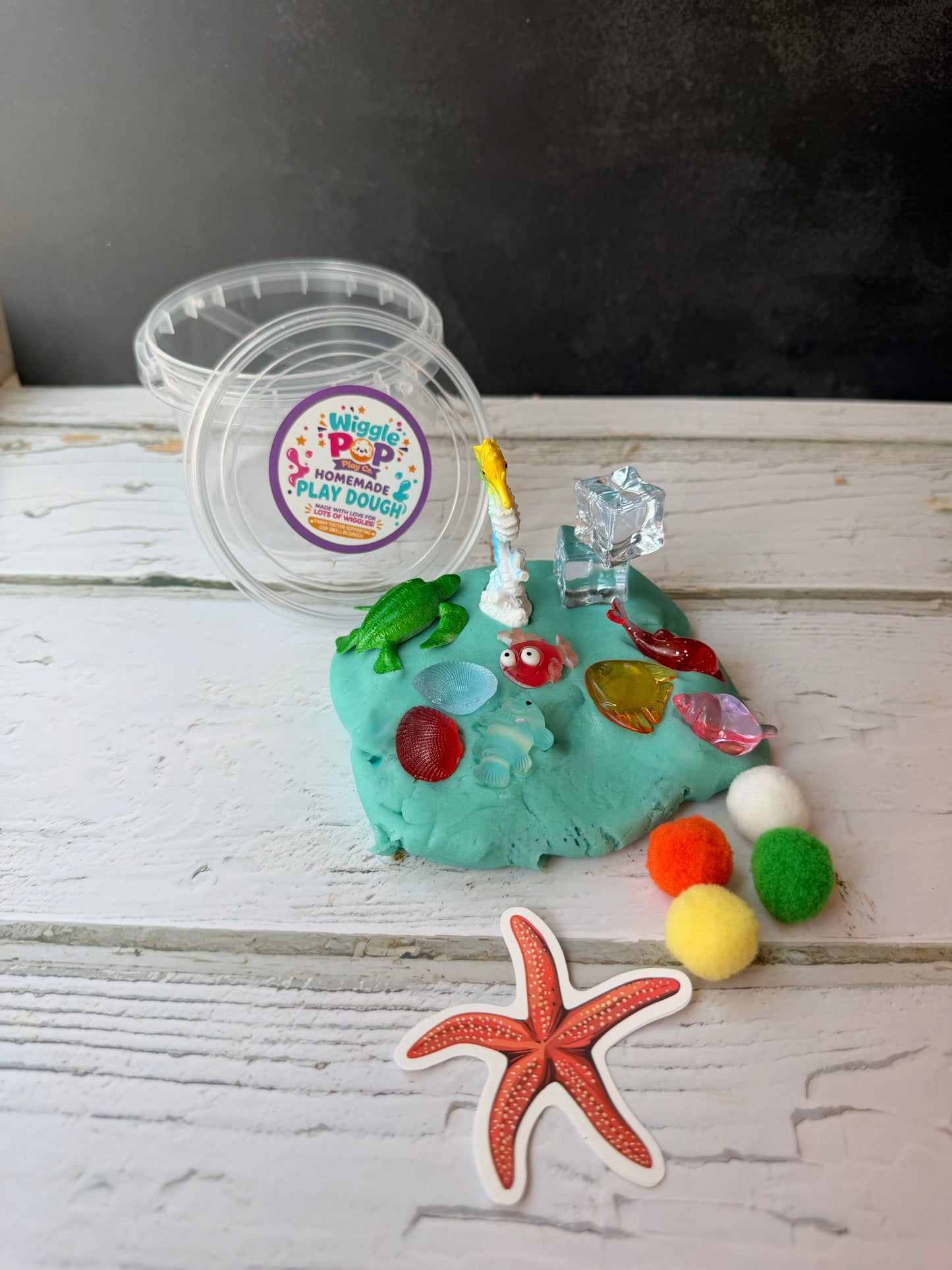 Take and Play Ocean Play Dough Bucket