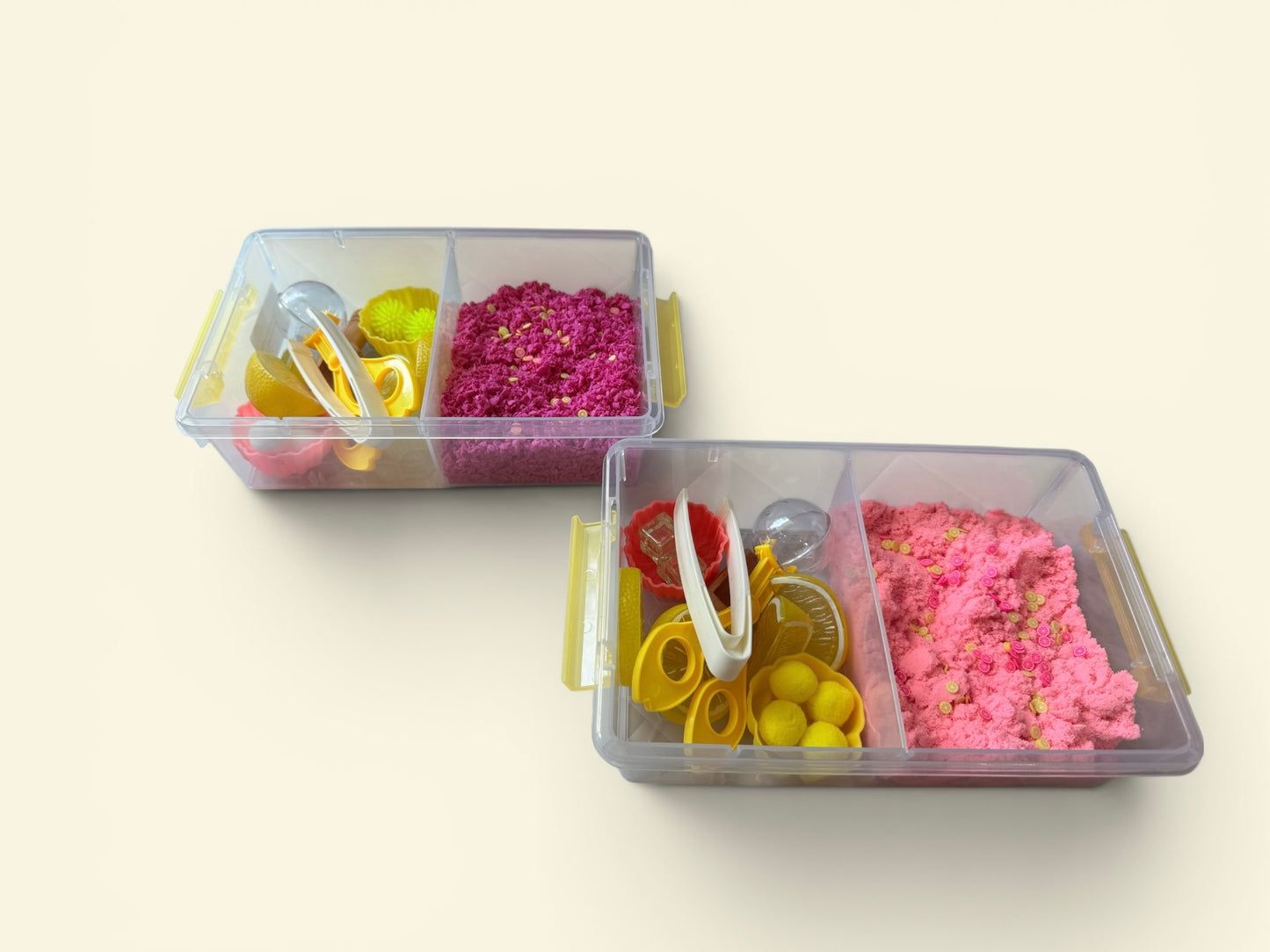Lemonade grab and play sensory kit