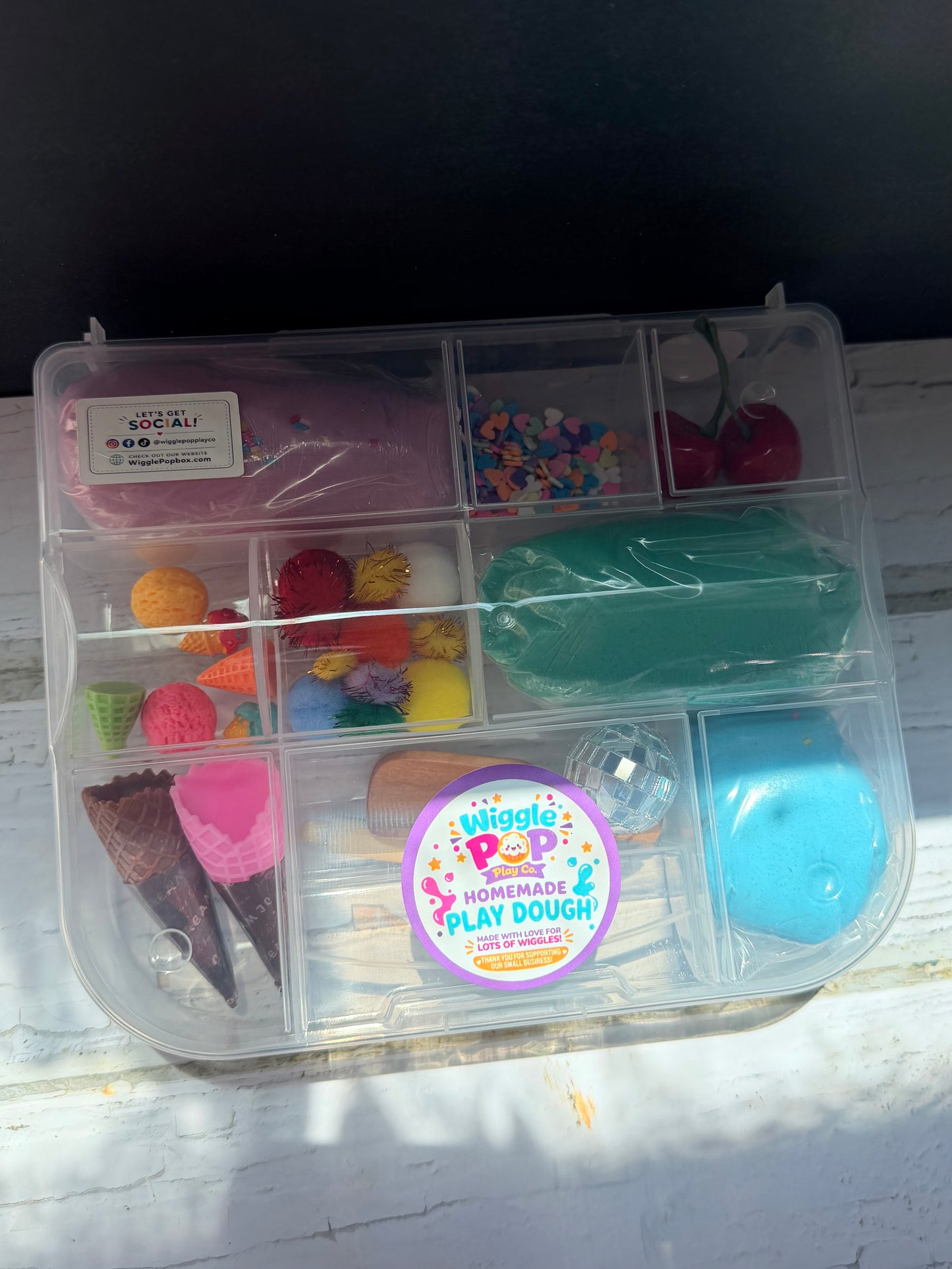 Ice Cream Shop Play Dough Kit