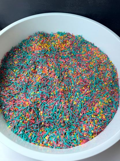 Candyland wiggles dump and play bag | Kids sensory bin filler