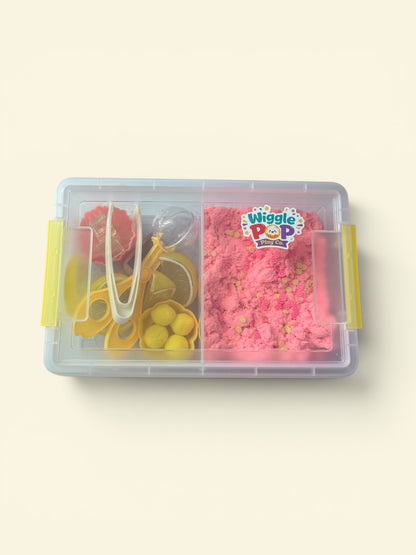 Lemonade grab and play sensory kit