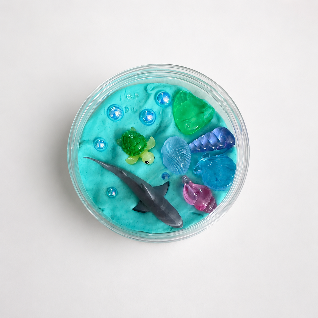 Ocean Play Dough Sensory Jar