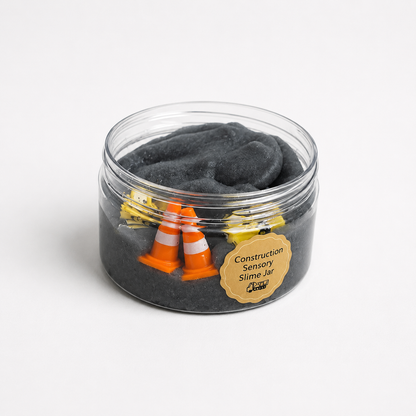 Construction Slime Sensory Jar