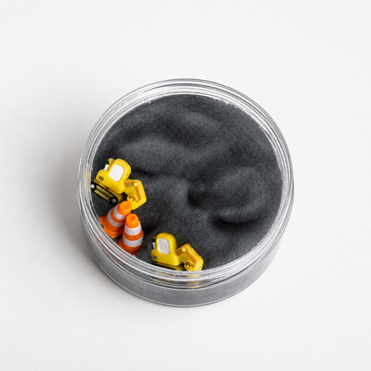 Construction Slime Sensory Jar